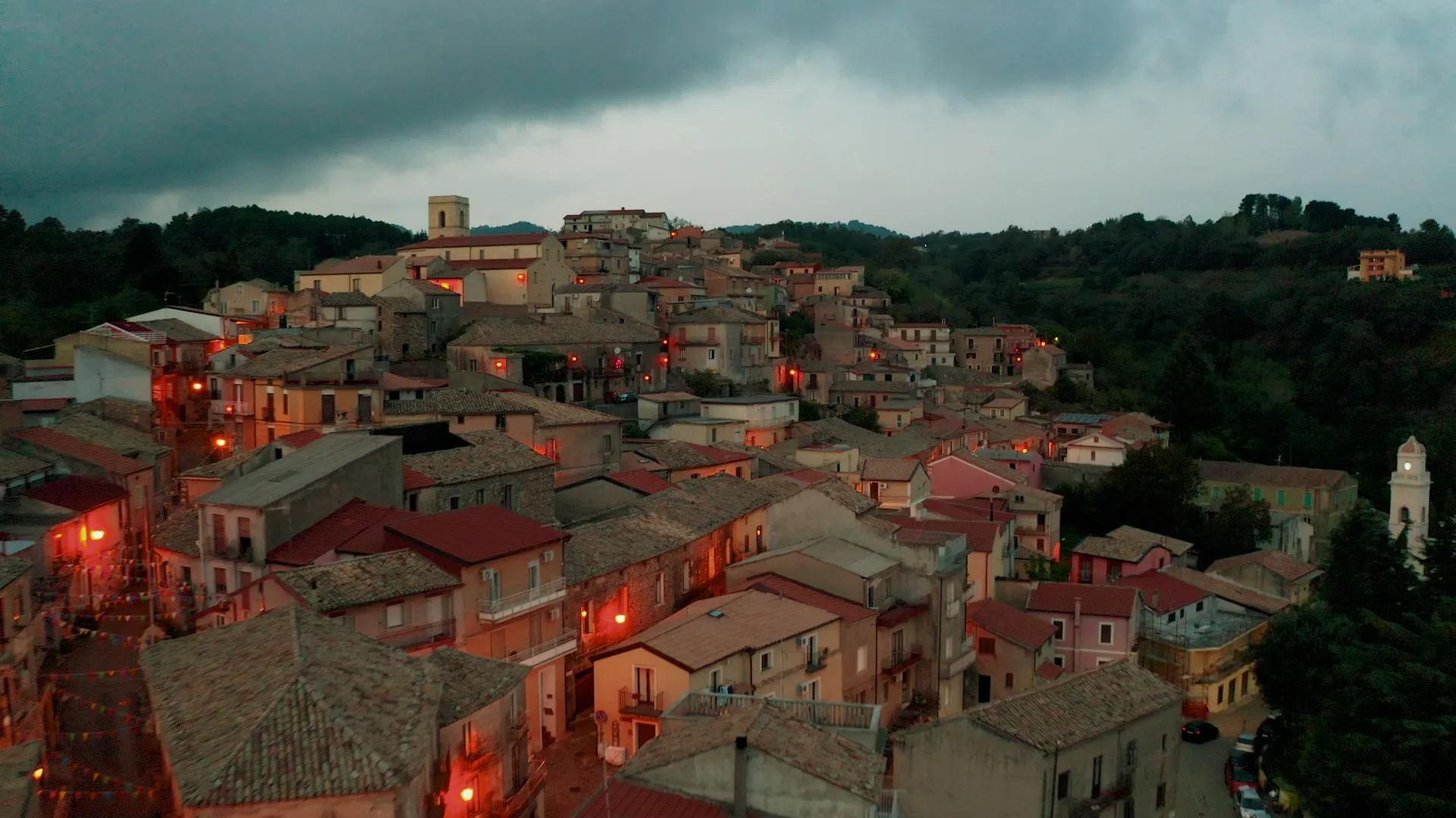 vista dall'alto del borgo